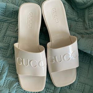 Gucci doll shoes never worn just don’t like the way they fit me